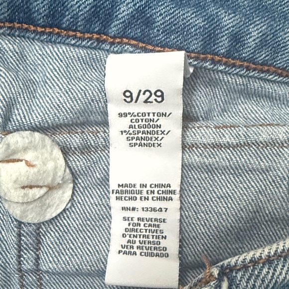 Celebrity Pink Frayed Hem Jean Shorts - Light Blue - Picture 5 of 5